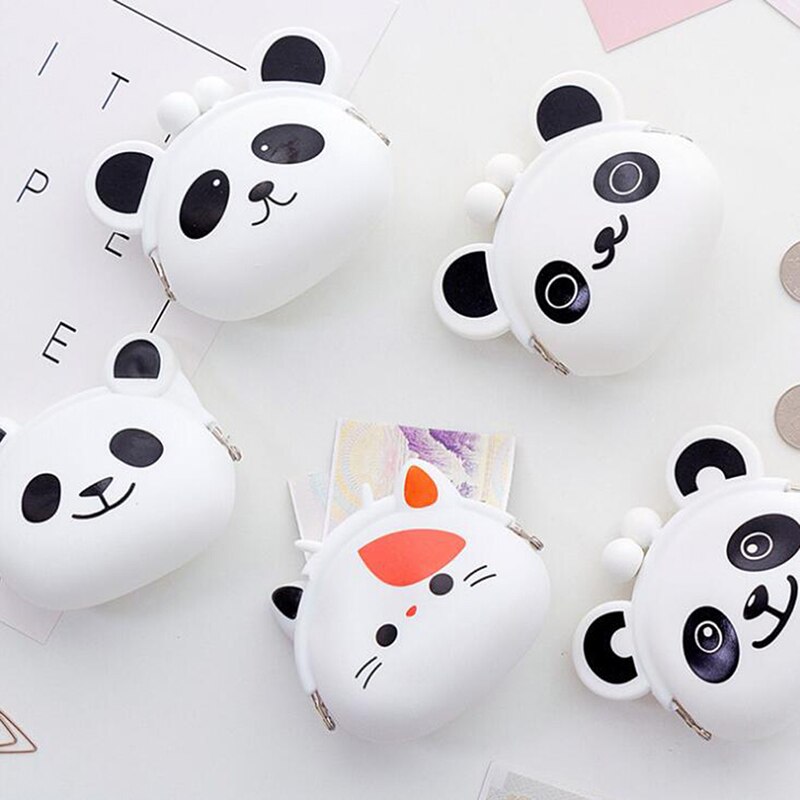 Meisjes Mini Siliconen Portemonnee Dieren Kleine Verandering Portemonnee Portemonnee Vrouwen Sleutel Portemonnee Tas Voor Kinderen Kids