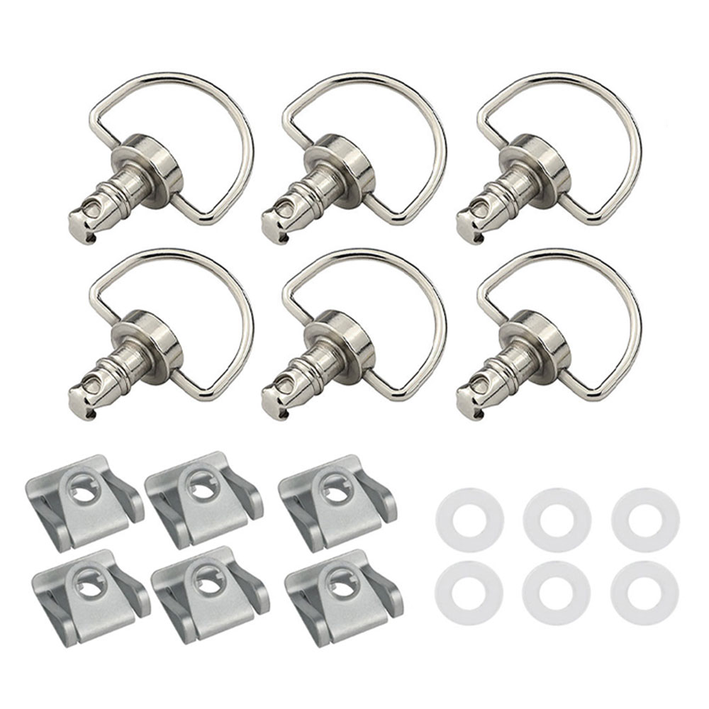 Sujetador de carenado de carrera de giro con anillo en D de liberación rápida para motocicleta de 14mm Universal para Honda Yamaha Suzuki Kawasaki Ducati Aprilia: Multicolor