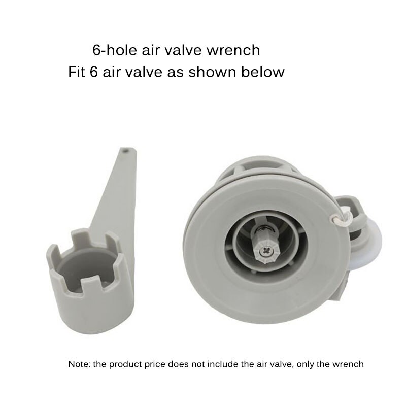 Inflatable Boat Parts Kayak Raft Dinghy Canoe Repair Tool 6 Section Air Valve Wrench Valve Wrench Inflatable Boat