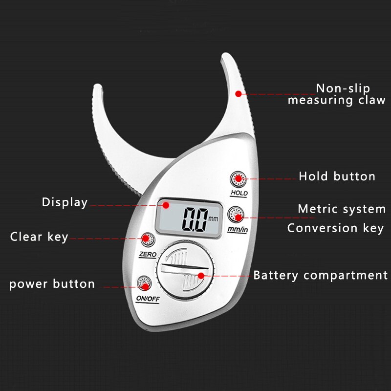 Unisex Body Fitness Tester Analyzer Fat Measure Beauty Health Keeper Slimming Measurement Tool