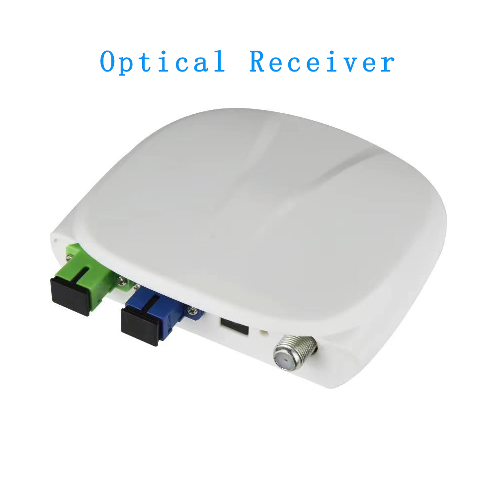 Ricevitore ottico FTTH ricevitori in fibra ottica WDF ingresso in fibra ottica da fibra a RF (Radio RF + uscita in fibra ottica): Rosso