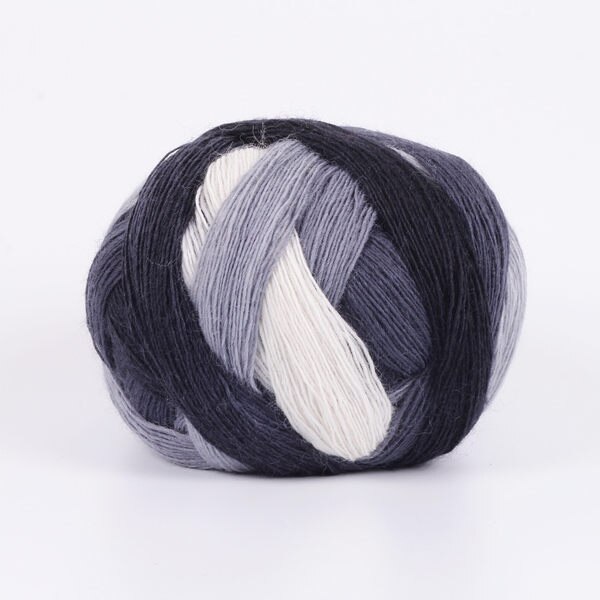 nouveauté 100g 800 m naturel doux laine arc-en-ciel espace colorant fantaisie fil unique organique Crochet fil X4012: 02