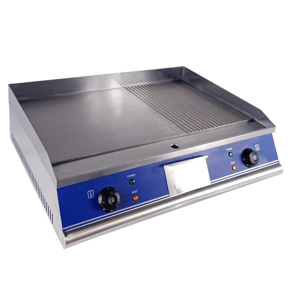 Commercial Home Electric Grill With Temperature Control Stainless Steel Griddle Flat Plate