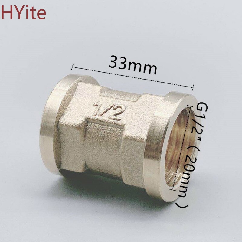 F/F 1/2 "3/4" 1 "Bsp Water Messing Buisleidingen Afronding Moer Staaf Connector koppeling Volledige Port Koper Adapter: fang-04