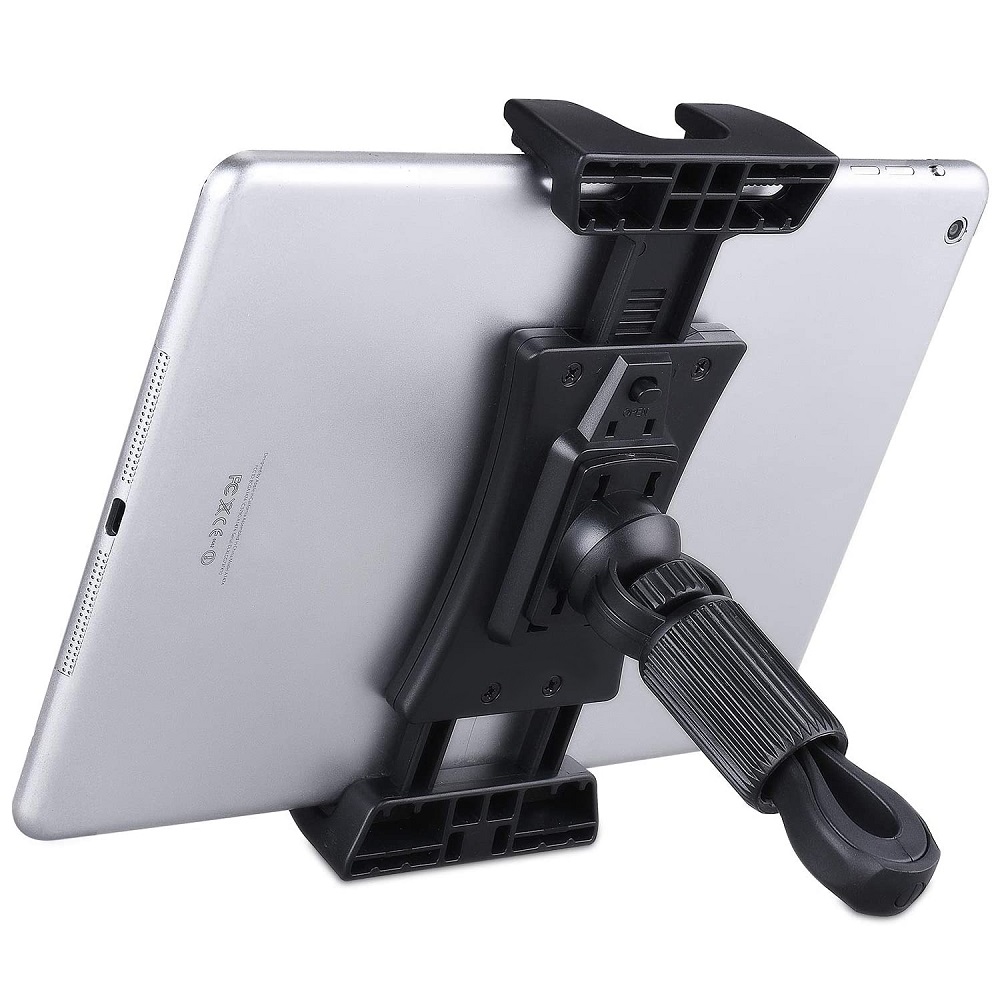 iBudim Bike Tablet Holder Indoor Gym Treadmill Handlebar Clip Tablet Mobile Phone Stand Bracket for iPad Air 10.9 Pro 12.9 Inch: Default Title