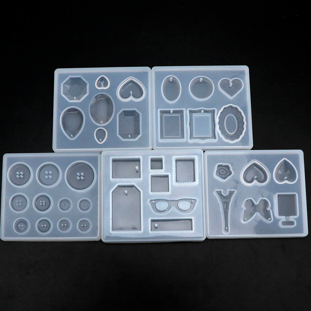1 Pc Uv Hars Hanger Craft Diy Transparante Vloeibare Siliconen Combinatie Mallen Voor Diy Maken Vinden Accessoires