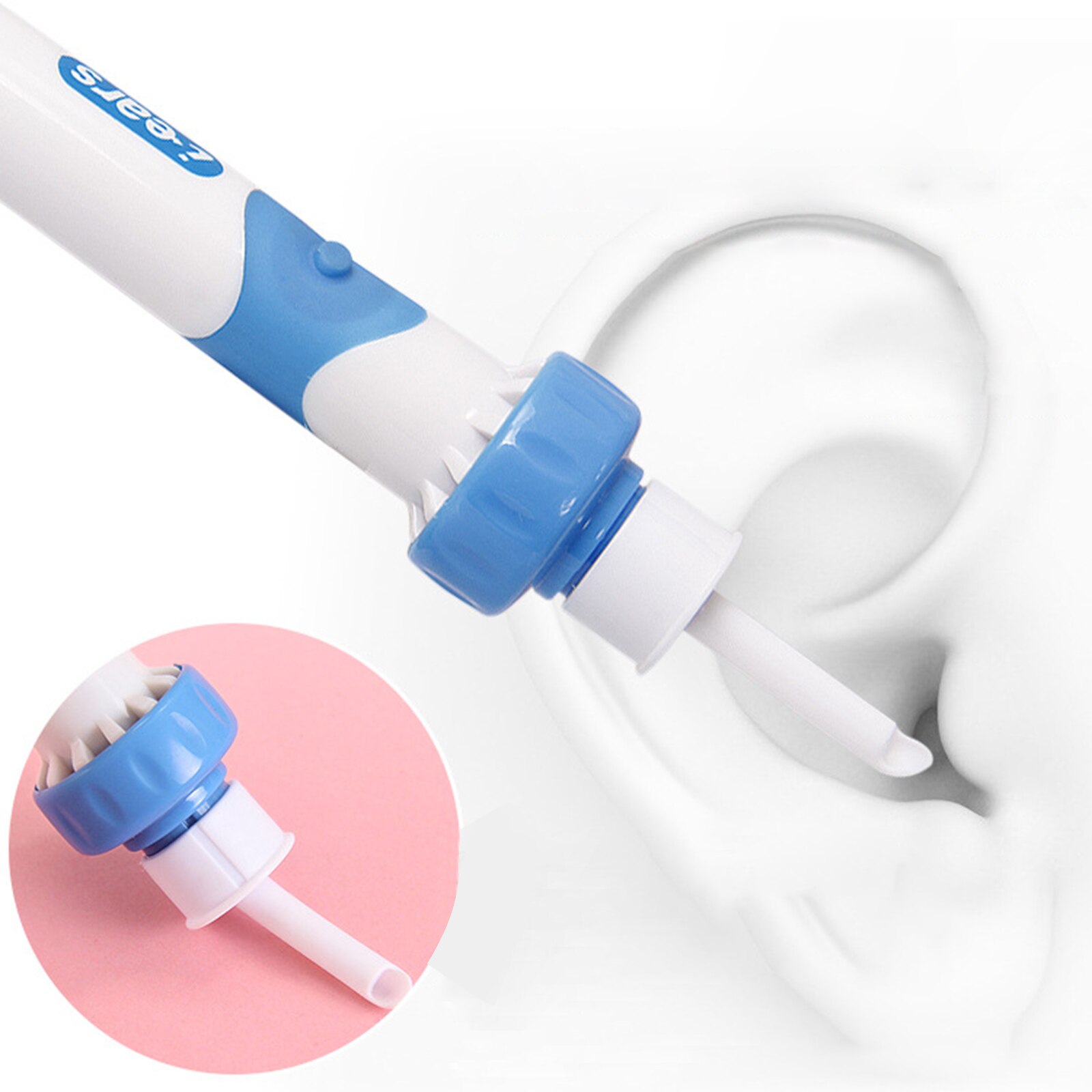 Good Healthy Electric Cordless Vacuum Ear Cleaner Safe Painless Cleaning Wax Remover Tool