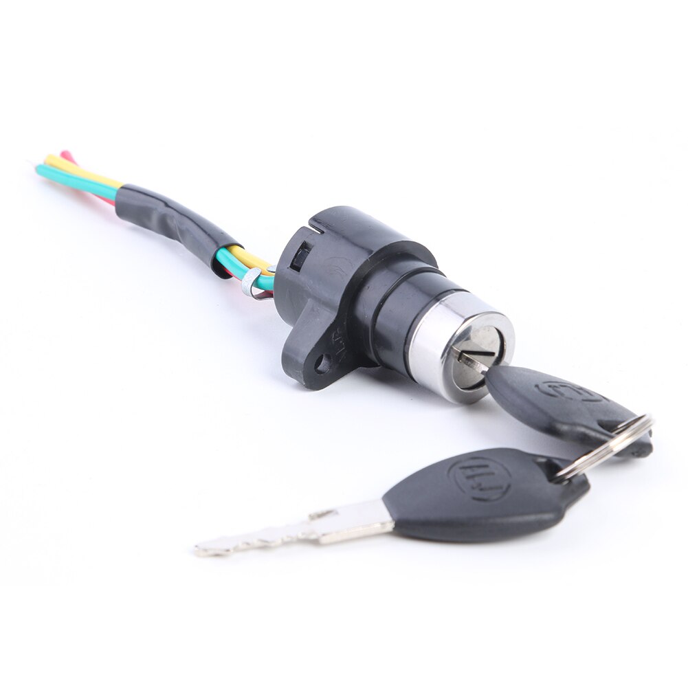 Ignition Switch Key Power Lock Universal Electric Bicycle Biking Portable Dustproof Cycling Parts for Electric Scooter: S