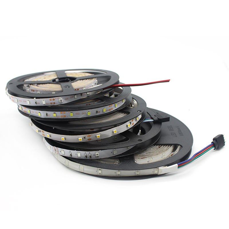 RGB strip Led Light Strips RGB Led Tape/Lint SMD3528 Led Strips Bar 12V strip No-Waterdicht 5 M/roll Led Kerstverlichting