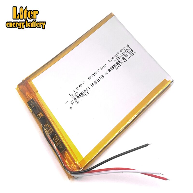 Batteria ai polimeri di litio a 3 fili 406080 3.7V 3000MAH con scheda di protezione per VX787 VX530 VX540T VX585