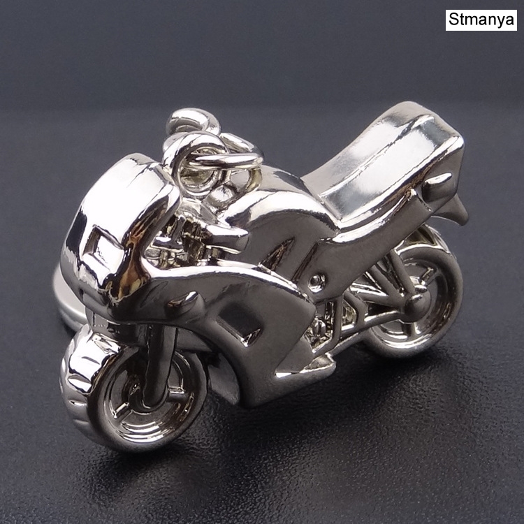 porte-clés moto breloque porte-clés en métal hommes femmes voiture porte-clés 4 couleur porte-clés meilleur bijoux