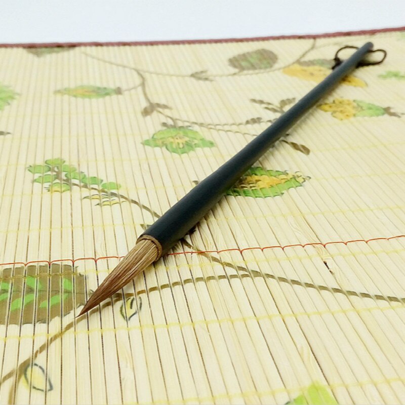 Pinceau de calligraphie, 3 pièces, en poils de loup, pour calligraphie chinoise, peinture, lignes fines, régulier, Cursive, écriture de écritures, calligraphie
