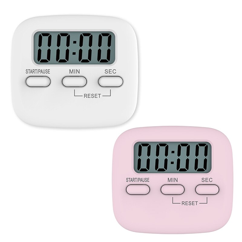 Super Thin LCD Digital Screen Kitchen Timer Durable Minuteur Cuisine Cooking Timer Count Up Countdown Magnet Alarm