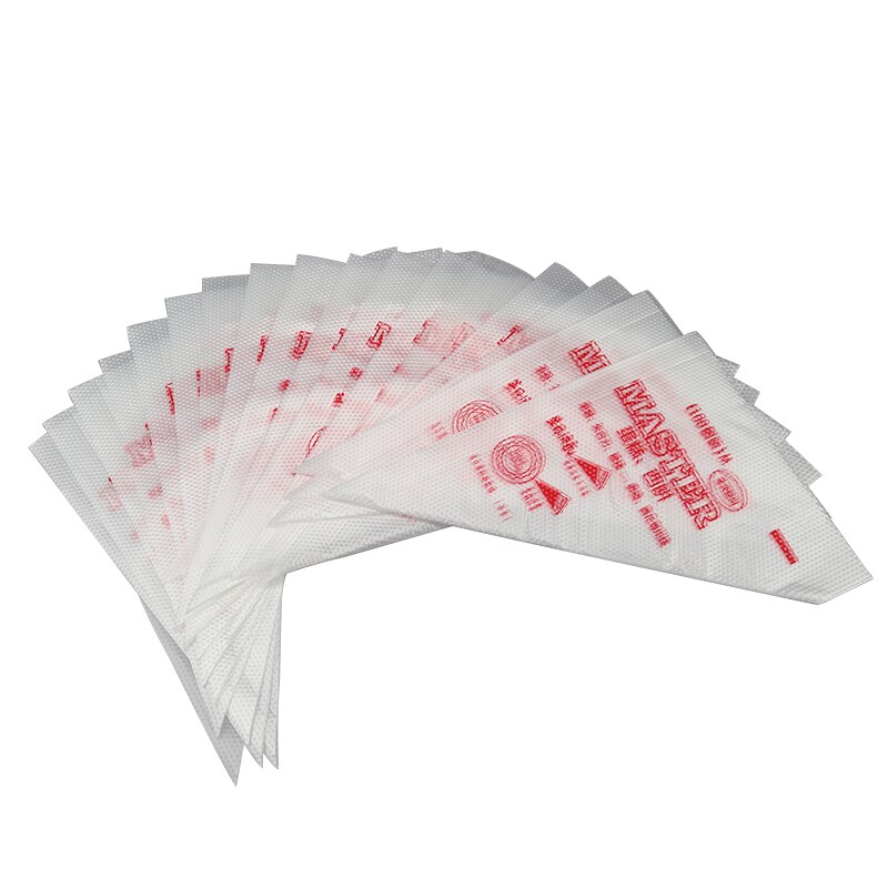 100 Stuks Wegwerp Spuitzak Piping Cake Gebak Cupcake Decorating Fit Alle Size Nozzles Pastry Tassen Bakvormen Gereedschap