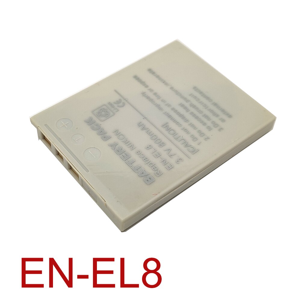EN-EL8 ENEL8 Battery + wall charger for Nikon COOLPIX P1 P2 L1 L2 S1 S2 S3 S4 S5 S6 S7 S7C S8 S9 S51 S50 S52 MV12 CAMERA