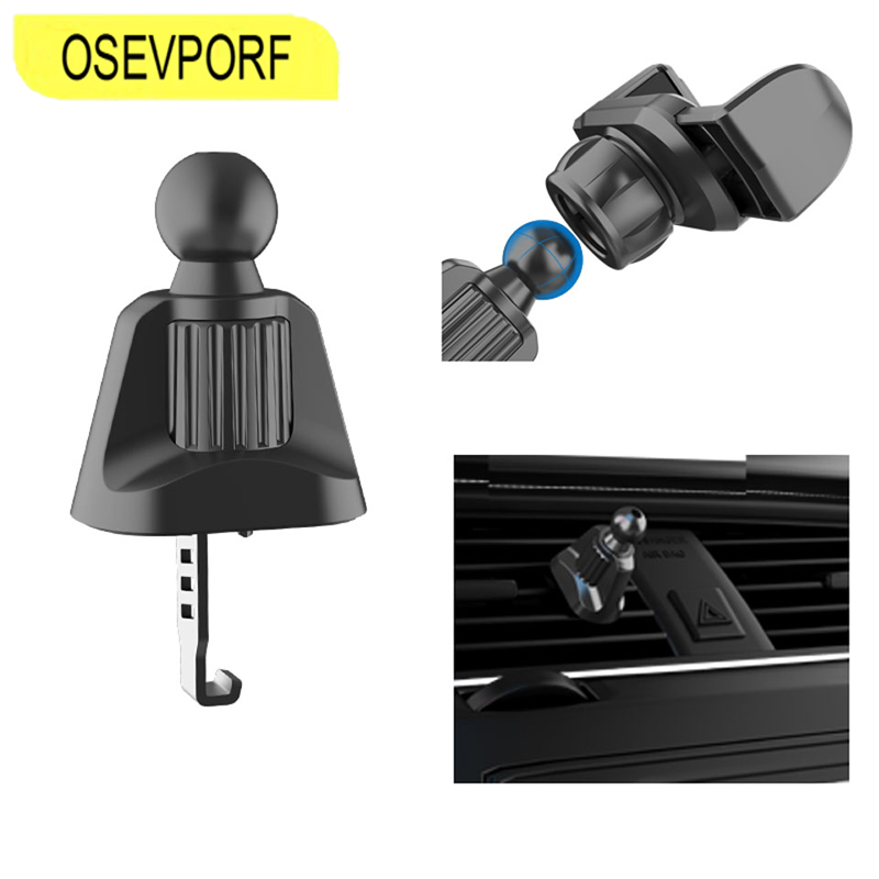 Car Air Vent Clip Upgrade Version Phone Holder Clip Ball Head 17mm Common Head Multiple-Type Car Air Mount 360 Rotatable Bracket