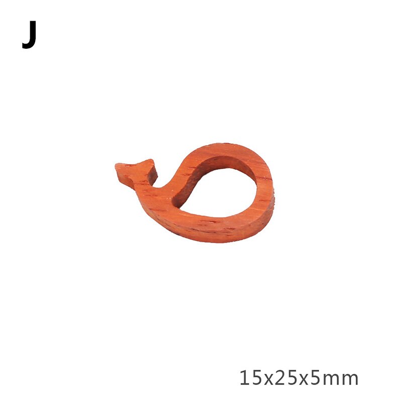 1pc Red Solid Wood Frame UV Resin Mold DIY Epoxy Resin Mold Rectangular Round Jewelry Pendant Accessories Necklace: J