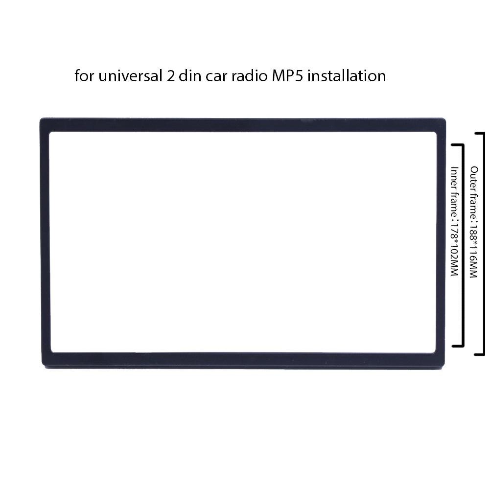 3.94 Inch Autoradio 2din MP5 100Mm Din Frames Voor Dubbel Din Media Speler Auto Accessoires Voor Installatie