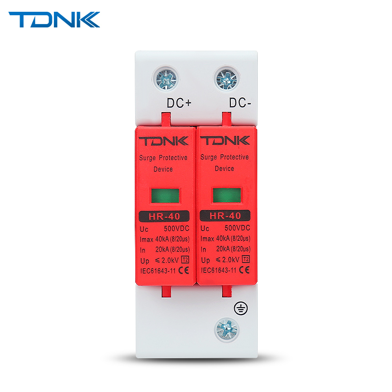 Tdnk  dc2p -serien overspenningsvern 500v 600v 800v 1000v til lynvern i solcelleanlegg