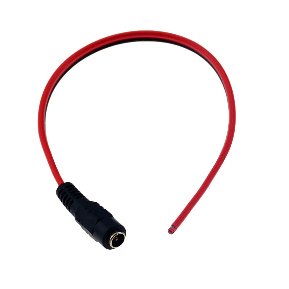 5.5 x 2.1mm dc strøm hunkabel 12v stik dc hun adapter kabel stik stik til cctv kamera dc stik hun 5.5*2.1