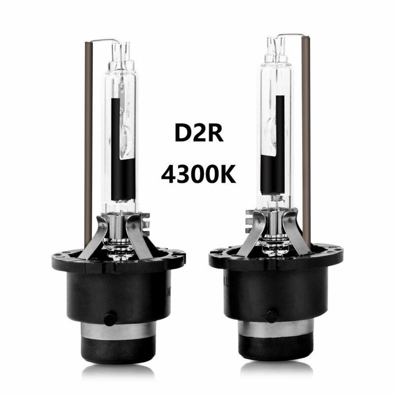 2x D2R 35W HID Xenon Headlight Bulb HID Bulbs With Metal Bracket Protection 4300K 6000K 8000K D2R XENON HID Auto Headlamp Light