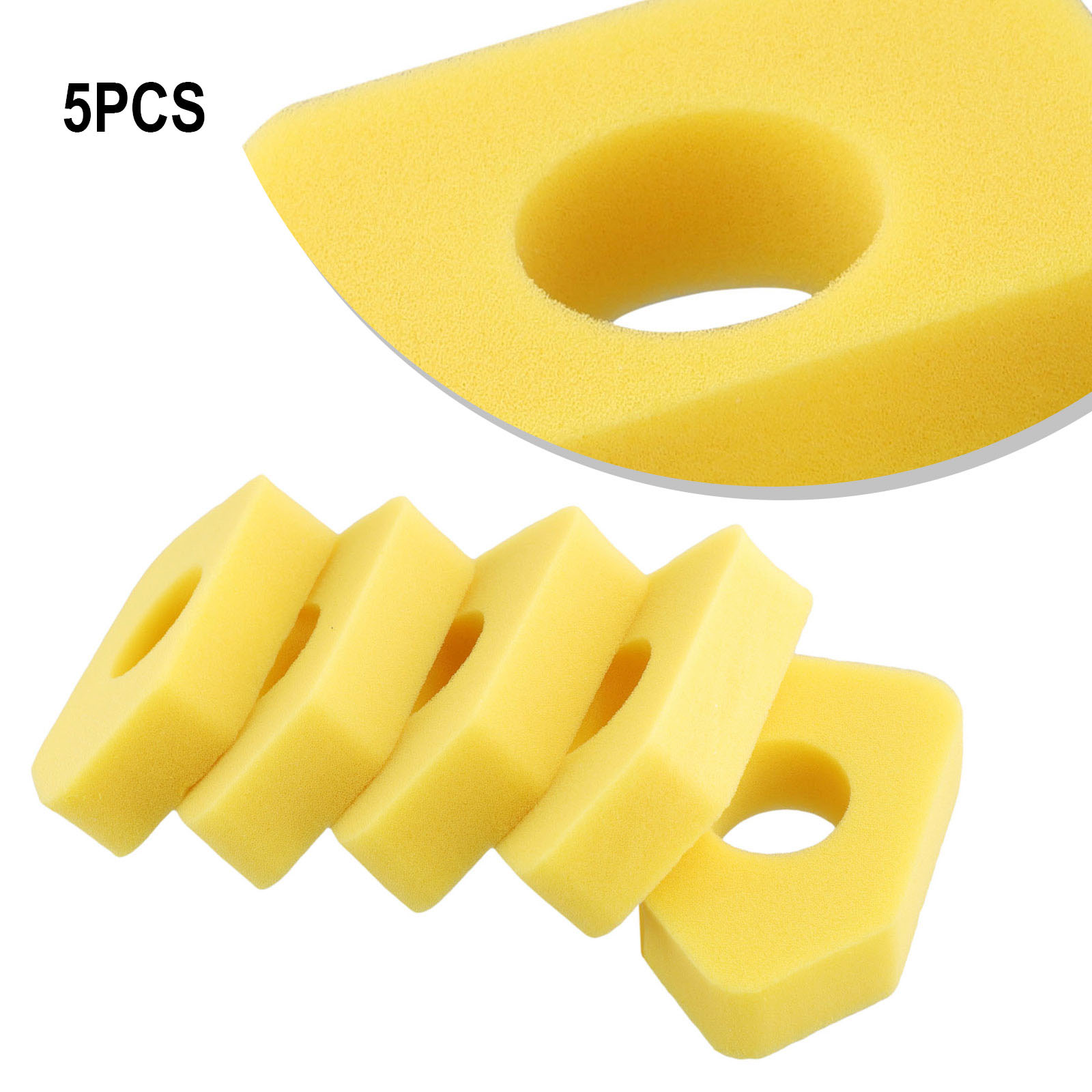 5pcs Yellow Air Filters For Briggs-Stratton 698369 5088D 5088H 5086K 4216 5099 Garden Power Air Filters Lawn Mower Parts