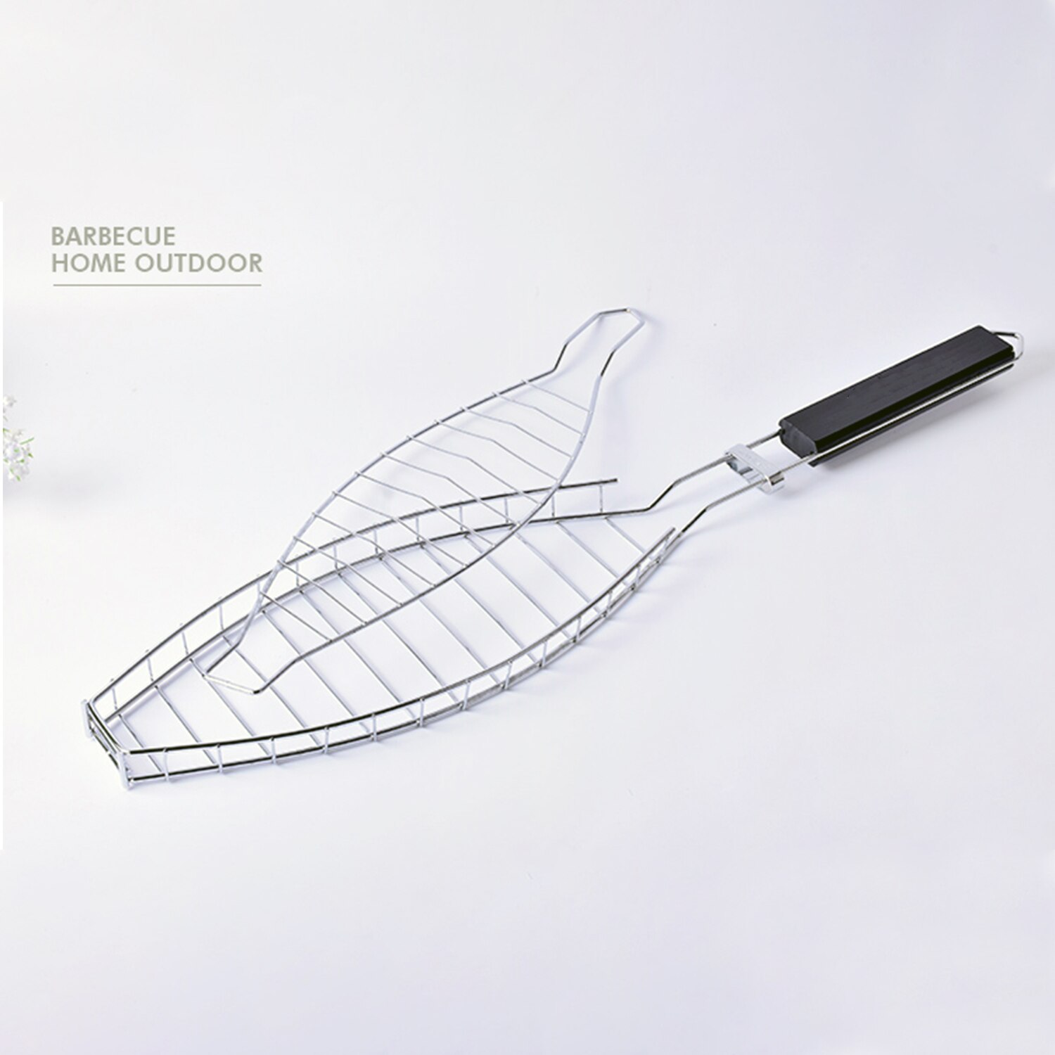 Fish Grilling Basket Non-Stick Barbecue Basket Detachable Heavy Duty BBQ Tools Grill Basket for Fish Meats Vegetables Steak: Default Title