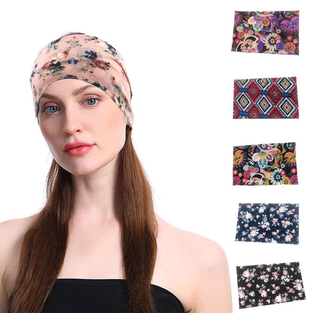 Braided Anti-slip Hair Bands Elastic Sport Headwear Stretch Head Tie Headband Turban Printed Training Band Runing Yoga Hairband