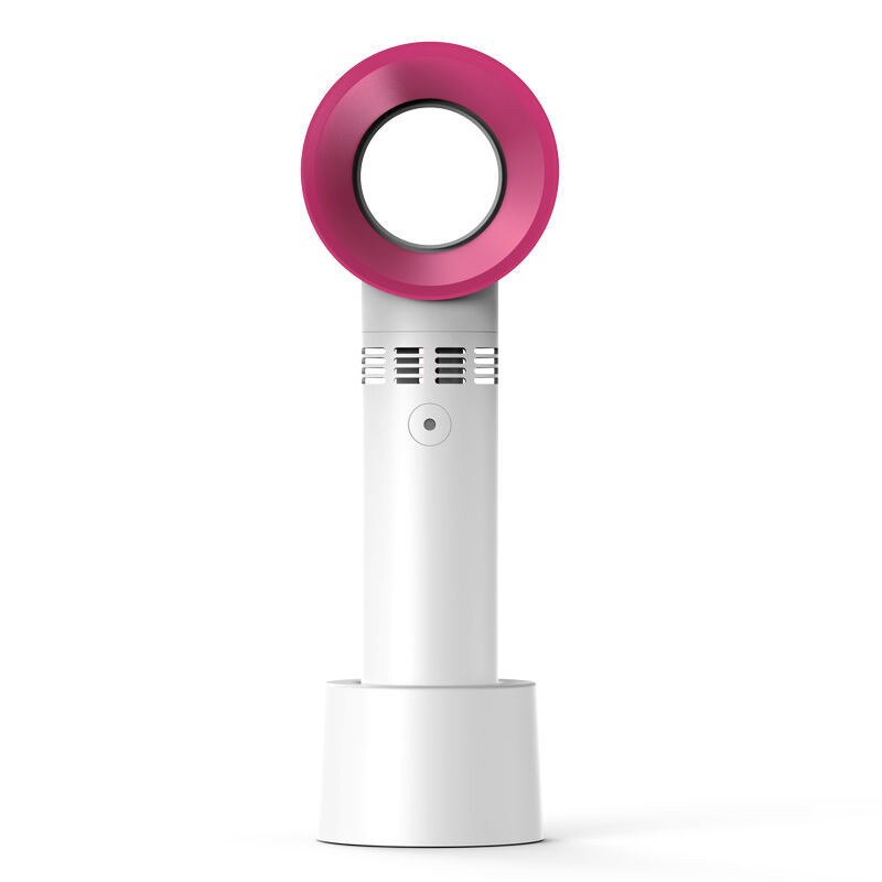 Mini Draagbare Handheld Bladeless Fan Usb Oplaadbare 3 Gear Airconditioner Fans