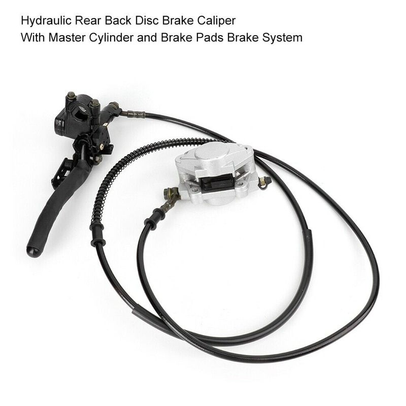 Hydraulic Rear Disc Brake Caliper System+Pads for Quad Dirt Bike ATV 150Cc 250Cc