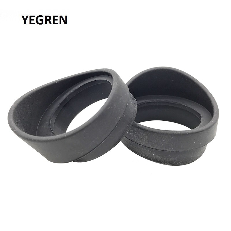 Rubber Eyepiece Eye Cups One Pair Eye Guards Inner Diameter 34 mm for Microscope Binoculars Telescopes Not Foldable Eyecups