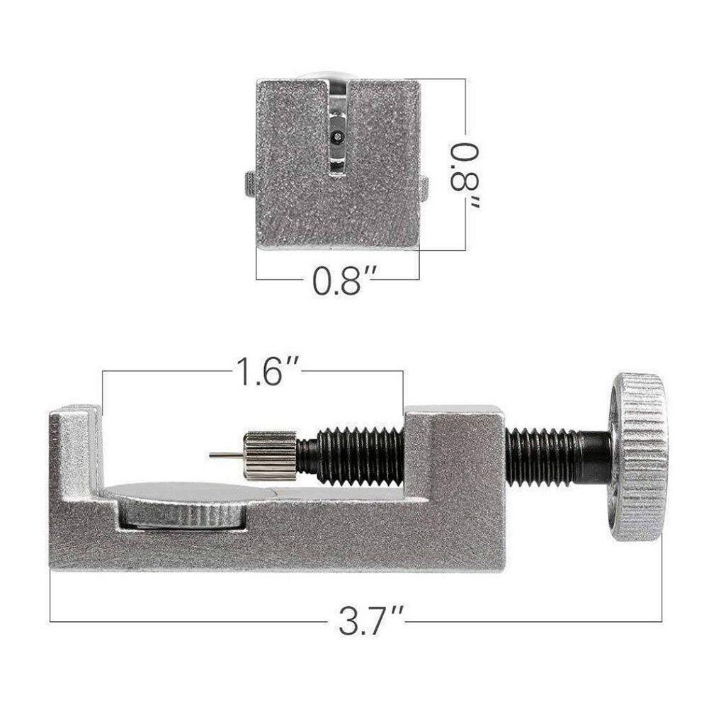 9 kpl/setti metallinen säädettävä kellon rannekkeen irrotusneula rannehihnan korjaustyökalu helppokäyttöinen ремешок для удаления ссылки