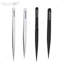 Nuove pinzette Qianli INeezy Ultra Fine Gringding manuale pinzette in acciaio Non magnetiche BGA Jumper pinze di riparazione per riparazione del telefono