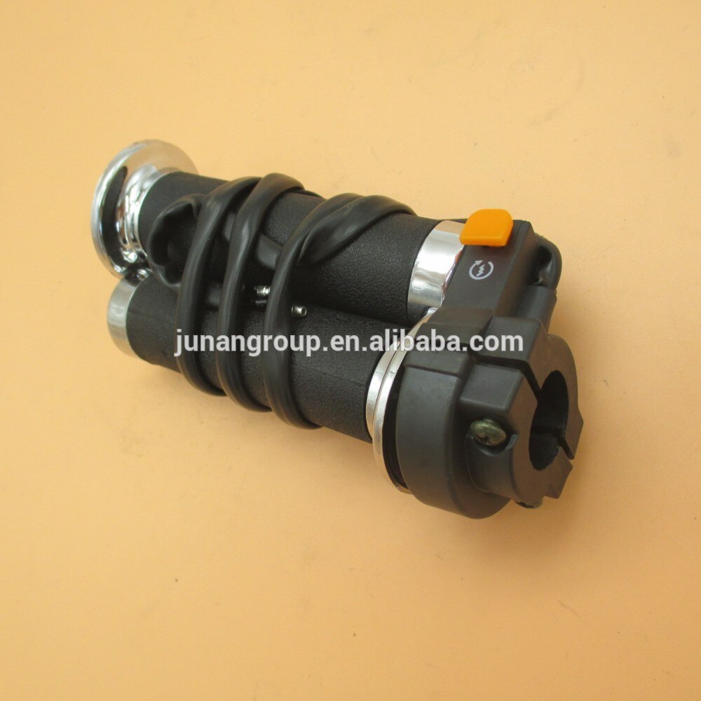 Empuñadura del manillar del Control del acelerador, interruptor Kill 49cc 66cc 80cc, manilla motorizada para bicicleta