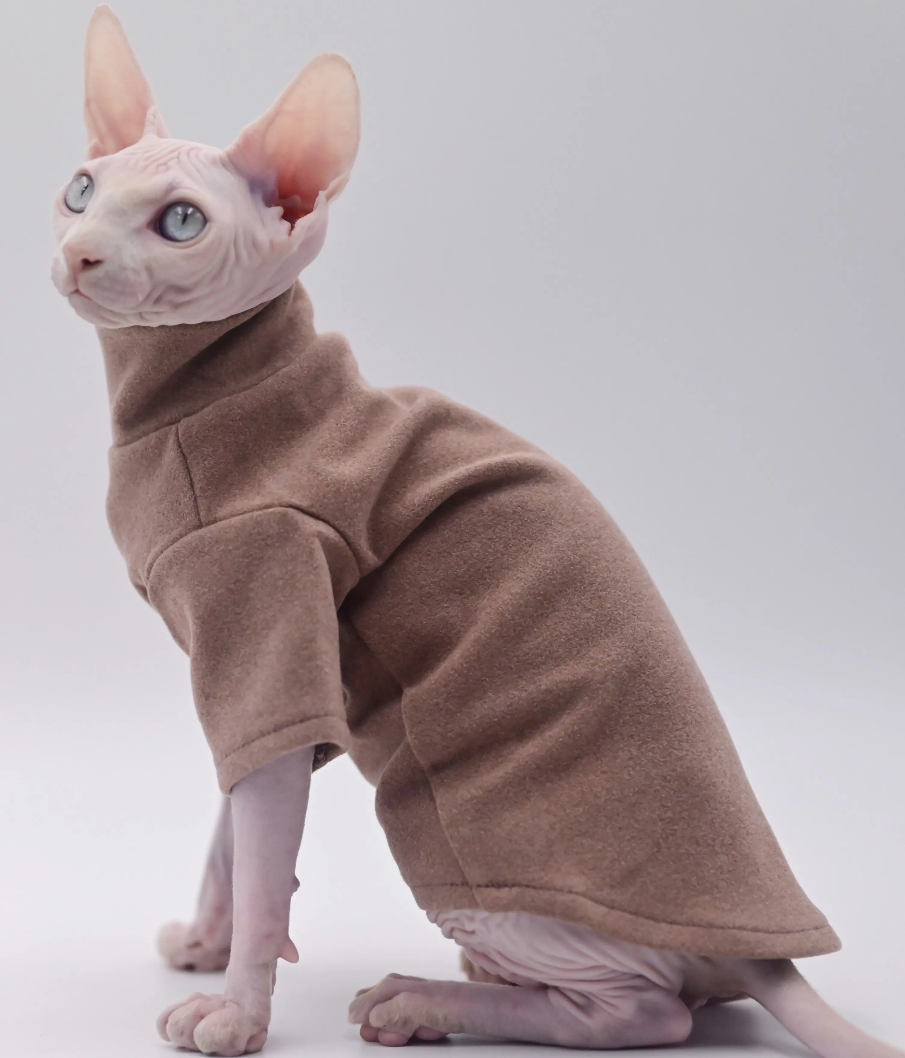 Ropa para gatos sin pelo de algodón suave, ropa para gatos Sphynx, ropa para gatitos para Cornish, Devon, Yorkshire, KnnisCat, bebé