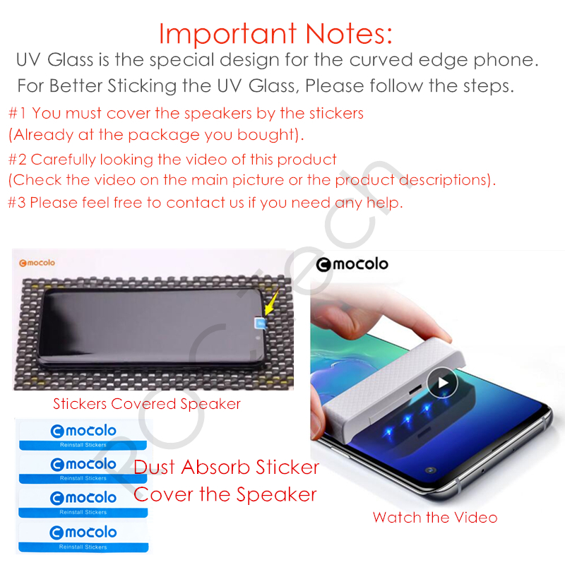 Voor Oneplus 7 Pro Screen Protector Mocolo Volledige Vloeibare Gelijmd 5D Gebogen Uv Gehard Glas Voor Oneplus 7 Pro Screen protector