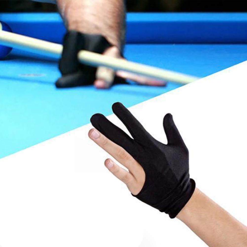 Drie Vinger Handschoenen Snooker Handschoen Speciale Sport Biljart Grade Handschoenen Apparatuur Hoge Vingerloze Meubi Q4z1
