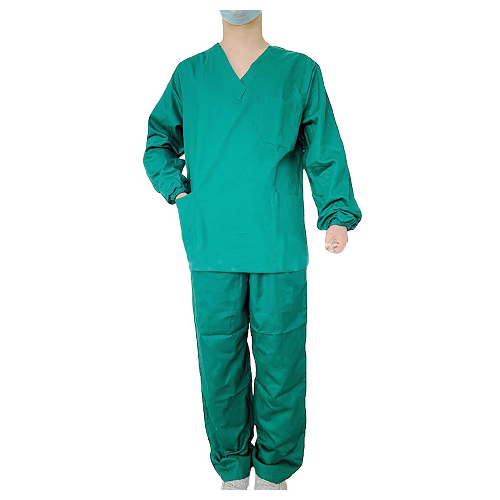 Nurses Healthcare Tunic Hospitality Maid Nurses Carers Therapist Dentist Uniform For Spary Painting Decorating Clothes Overall