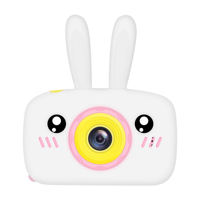 Kinderen Camera Digitale Camera 2 "Hd Cartoon Kid Camera Mini Cam Speelgoed Kinderen Educatief Speelgoed Camera Voor meisje Jongen: WHITE