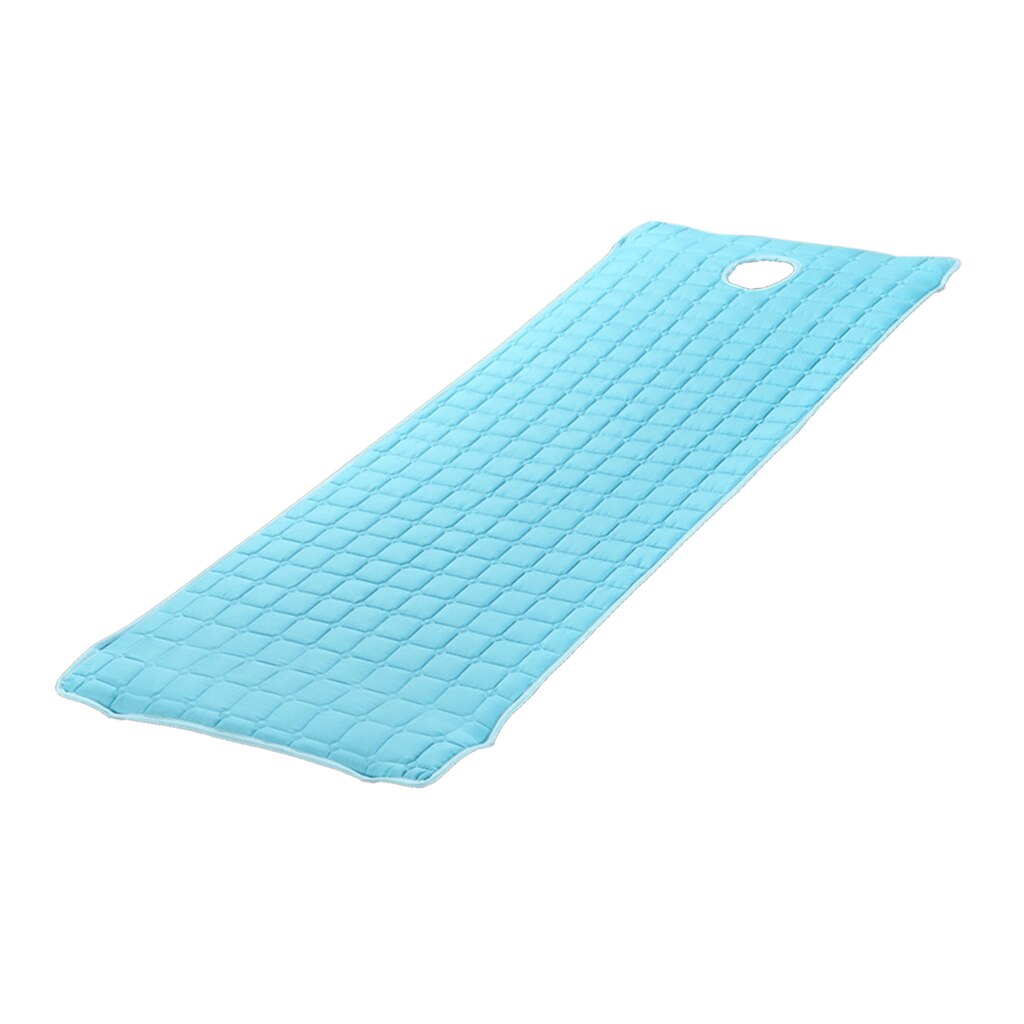Mjuka sköna spa massage lakan bord täcka madrasser med andningshål: Blå 180 x 60cm