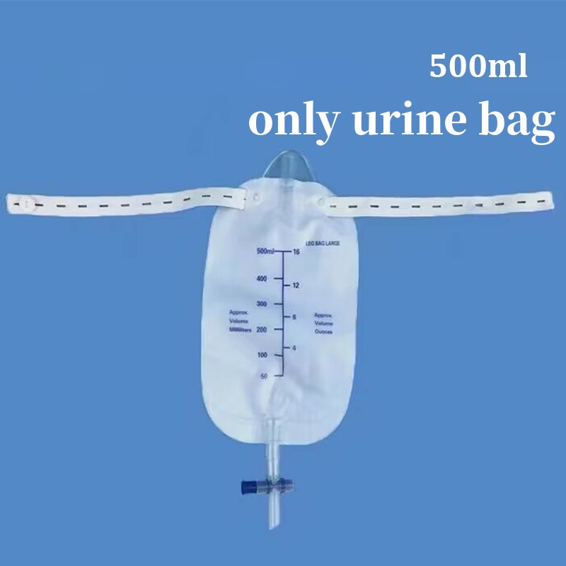 Cathéter externe médical stérilisé pour homme, 1 pièce, collecteur d'urine en latex: Orange