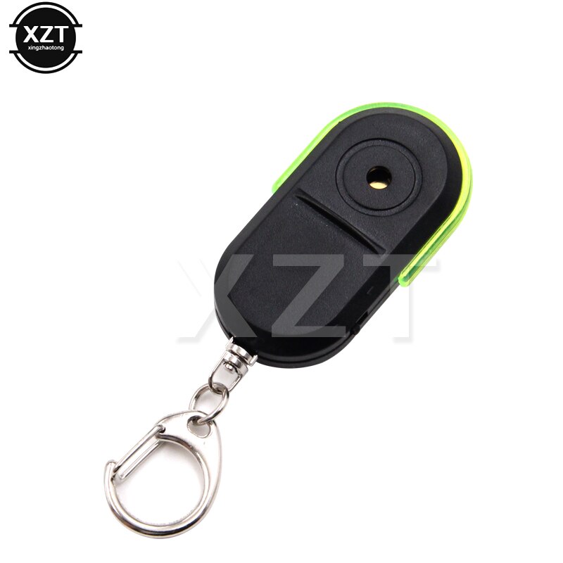 1Pcs Oude Mensen Anti-Verloren Alarm Key Finder Draadloze Locator Sleutelhanger Whistle Sound Led Licht Tracker