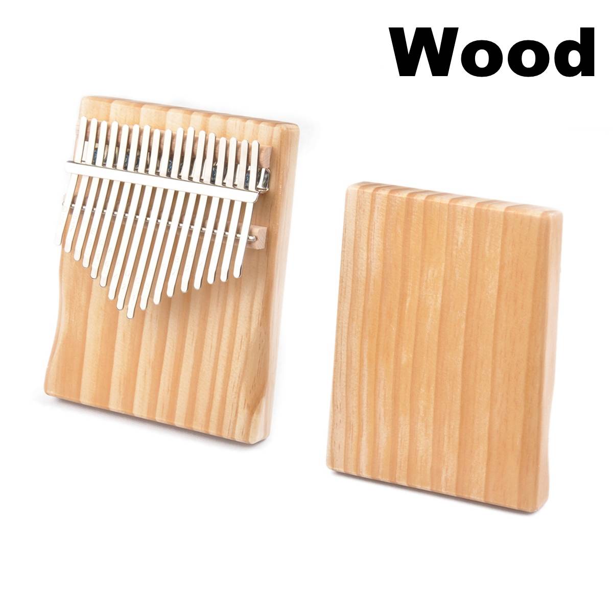 17 Keys Thumb Piano Kalimba Wood Mahogany Body Musical Instruments With Learning Book Kalimba Piano With Tool