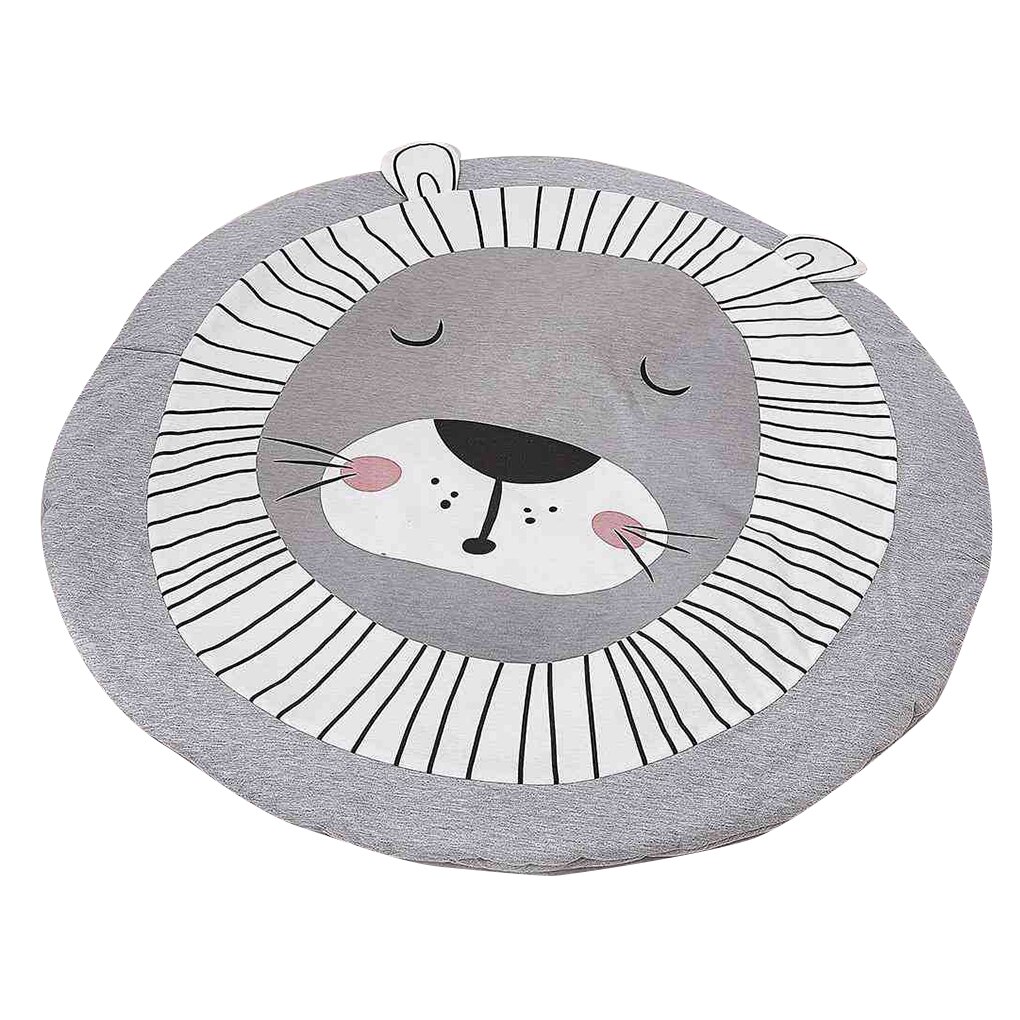 1pc yndige spædbørns dyreprint legemåtter børn kravlende tæppe gulvtæppe baby sengetøj tæppe bomuld game pad: 9