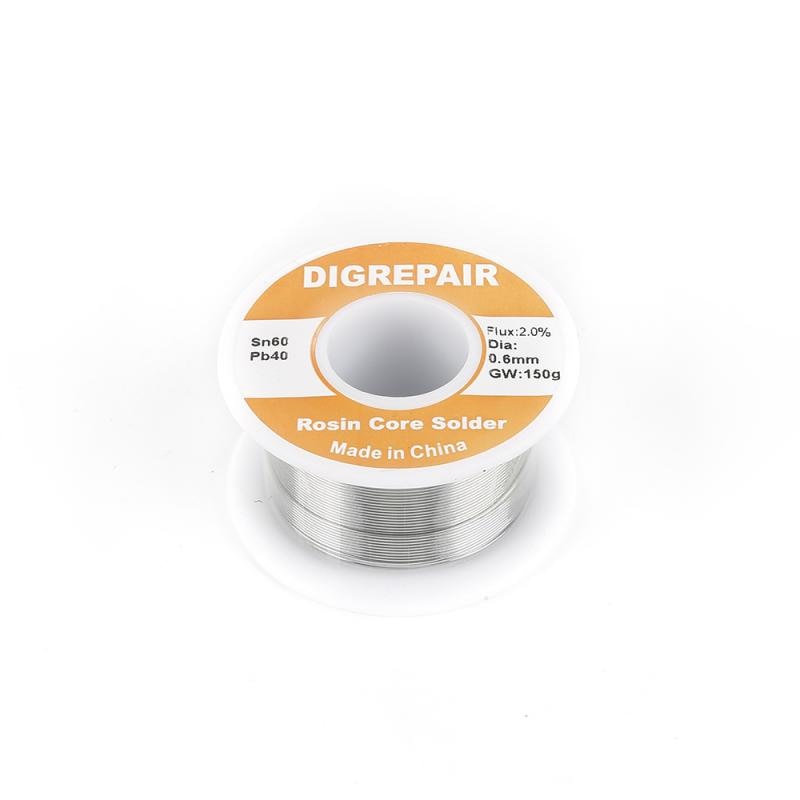 0.6/0.8/1.0/1.2Mm 60/40 Flux 2.0% Tin Tin Lead Wire Melt Rosin Core Soldeer Solderen draad Roll No-Clean