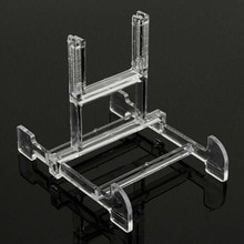 Soporte de exhibición de placa de plástico transparente, marco de imagen, caballete, soporte de imagen marco fotográfico, ajustable, 3-5 pulgadas, 1 ~ 10 Uds.
