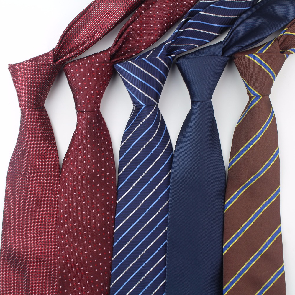 Mens Business Tie Formal Striped 8cm Jacquard Wedding Necktie Narrow 3.15inch Classic Corbata Neckwear Official Gravata