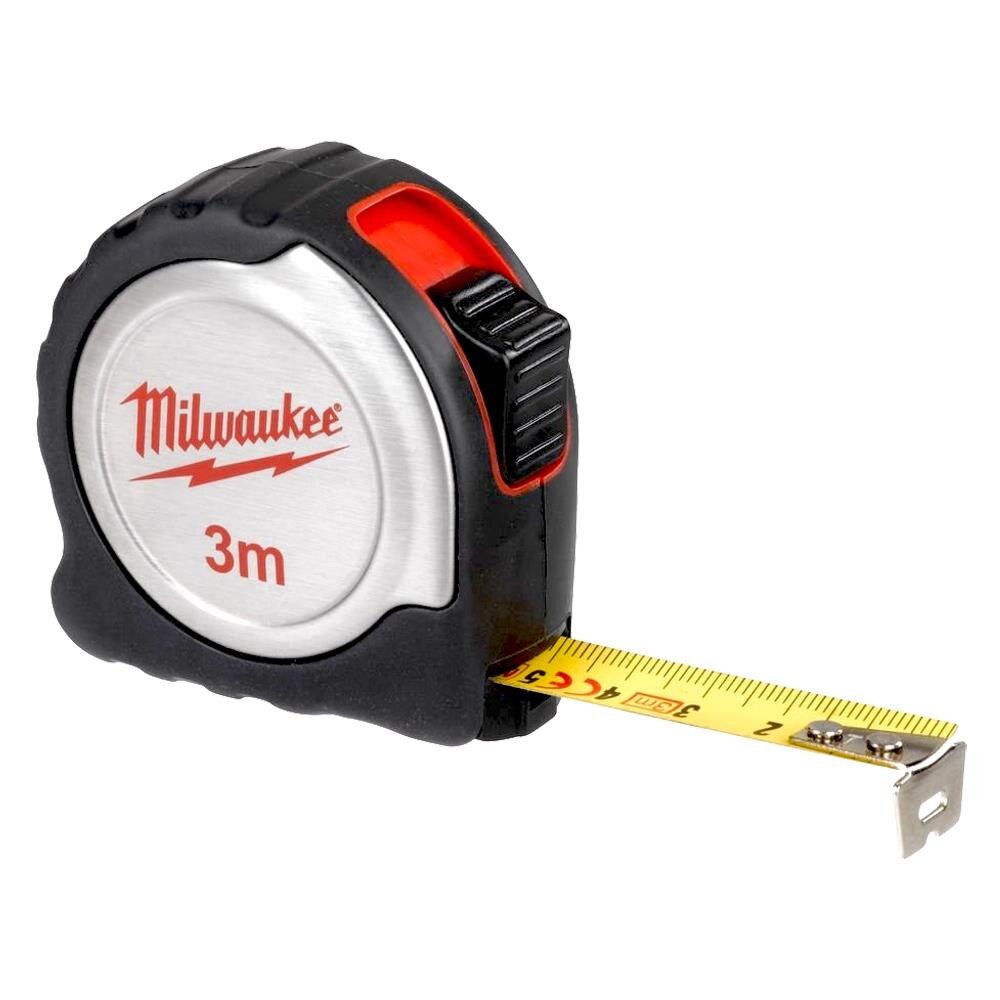 Milwaukee t4932451637 resistente inox corpo fita medida 3m