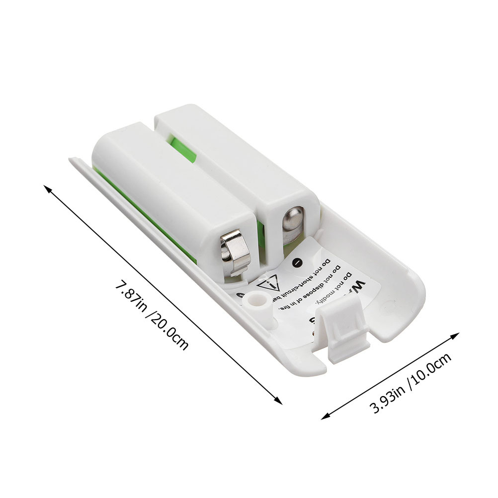 1 Set 4 Slots Adapter for Rechargeable Batteries White