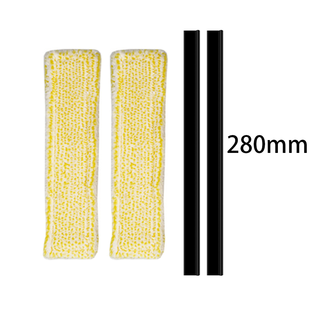 Voor Karcher WV2 WV5 Venster Stofzuiger Wasbare Mop Doek Onderdelen Glas Schone Vodden Rubberen Strip Veeg Glazenwasser: plum
